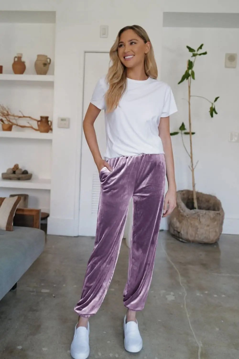 Sheer joggers with pockets - S to XL - Love Salve